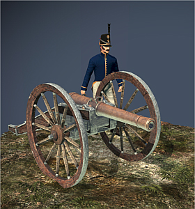 Portuguese 6-lber Foot Artillery