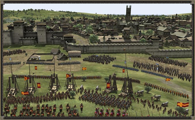 medieval total war 1 troops on castle walls