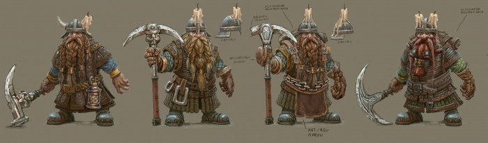 Different hero units for Dwarven Kingdoms