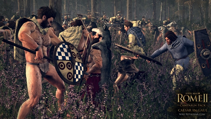 ROME II Total War : 800 Wardogs VS 800 Celtic Warriors 